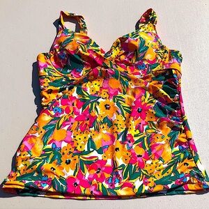 Anne Cole Women’s Swimsuit Bathing Suit Bikini Tankini M 36C 38B